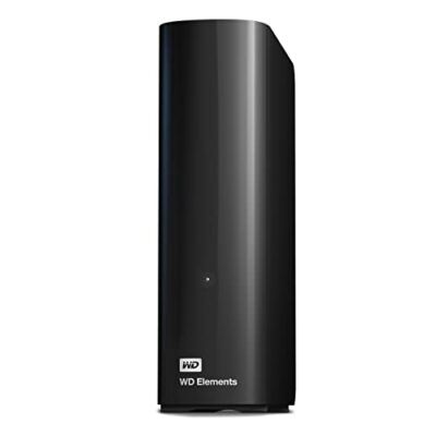Western Digital 22TB Elements Desktop External Hard Drive Black