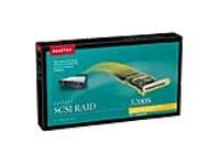 None Adaptec SCSI RAID 3200S Storage Controller - RAID 0, 1, 5, 10, 50 - Ultra160 SCSI - PCI 64