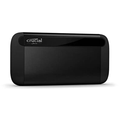 Crucial X8 4TB Portable SSD - Up to 1050MB/s - PC and Mac - USB 3.2 External Solid State Drive Black