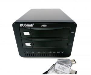 BUSlink 15TB 2-Bay RAID 1 SSD CipherShield FIPS 140-2 Level 2 HIPAA Encrypted External Solid State Drive Black