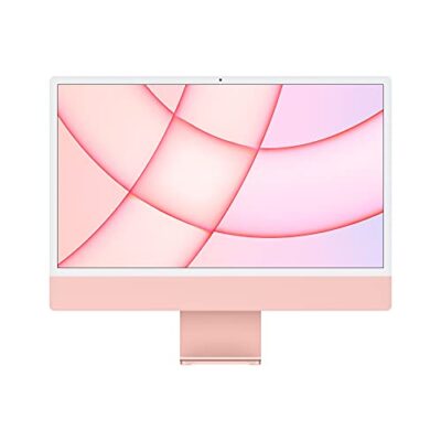 Apple 2021 iMac All-in-One Desktop Computer with M1 Chip, 24-inch Retina Display, 8GB RAM, 512GB SSD Storage, Pink