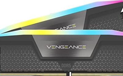 Corsair Vengeance RGB DDR5 RAM 64GB (2x32GB) 6000MHz Gray
