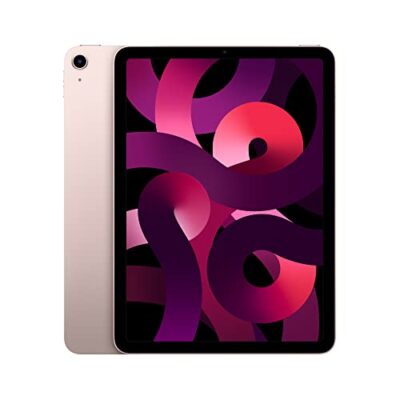 Apple iPad Air (5th Generation) M1 Chip 10.9-inch 256GB Wi-Fi 6 12MP Camera Touch ID All-Day Battery Life Pink