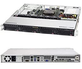 Supermicro Barebone Server 1U Single 3647 4 Hot-swap 3.5" 350W Platinum SuperServer 5019P-M Black