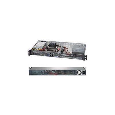 Supermicro SuperServer SYS-5018A-FTN4 Intel Atom C2758 200W 1U Rackmount Server Barebone System Black