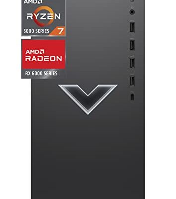 HP Victus 15L Gaming Desktop AMD Ryzen 7 5700G AMD Radeon RX 6600 XT Black