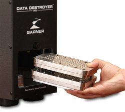 Garner PD-5 w/SSD-1 Solid State Media Destroyer | Hard Drive Crushing | Full-Spectrum Destruction