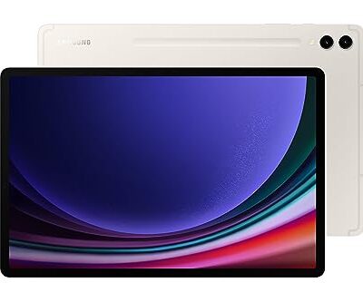Samsung Galaxy Tab S9+ Plus 256GB 12GB RAM Snapdragon 8 Gen 2 Gaming 12.4" AMOLED 2X 120Hz Vision Booster Dex S-Pen IP68 Rating WiFi-6e Android Tablet Beige