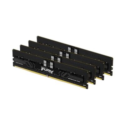 Kingston Fury Renegade Pro PnP 128GB 4800MT/s DDR5 ECC Reg CL36 DIMM Memory Black