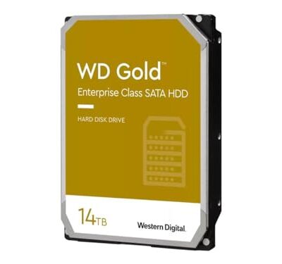 Western Digital 14TB WD Gold Enterprise Class Internal Hard Drive Gold