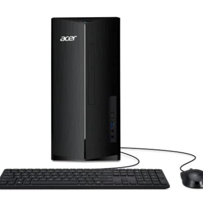 Acer Aspire TC-1760-UA93 Desktop Intel Core i7-12700F 12-Core NVIDIA GeForce GTX 1660 Super 16GB DDR4 512GB SSD 1TB HDD 8X DVD Black