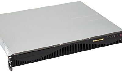 Supermicro SuperServer LGA1150 350W 1U Rackmount Server Barebone System Black