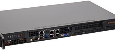 Supermicro 1U Rackmount Server Barebone System Components SYS-5018A-FTN4 Black