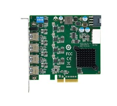 (DMC Taiwan) Circuit Board, PCI Express x4, 4-Port USB 3.0 Host Adapter Card