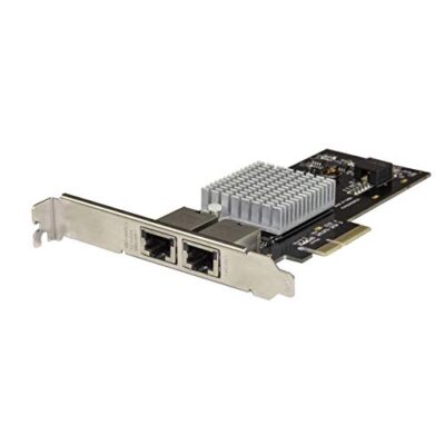 StarTech.com Dual Port 10G PCIe Network Adapter Card Black