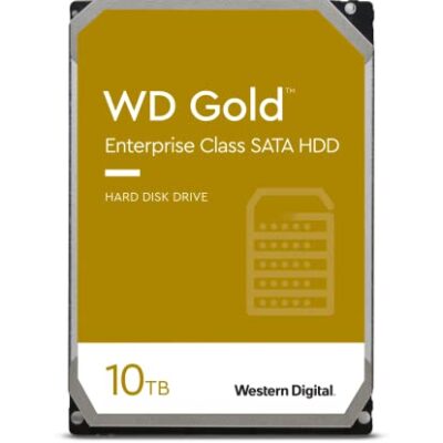 Western Digital 10TB WD Gold Enterprise Class Internal Hard Drive Gold
