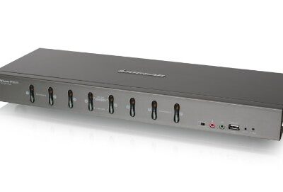 IOGEAR 8-Port Rackmount DVI and VGA KVMP Switch TAA Compliant