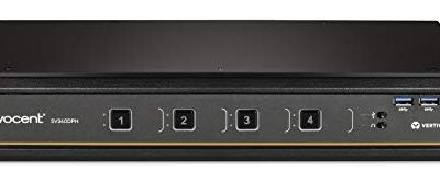 Avocent Vertiv SwitchView Desktop KVM 4 Port Dual Head Monitor Universal Connector TAA Compliant