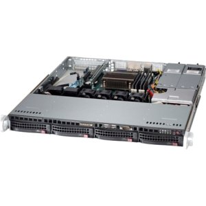 Supermicro SuperServer LGA1150 400W 1U Rackmount Server Barebone System Black