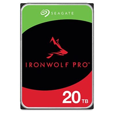 Seagate IronWolf Pro 20 TB Enterprise Internal HDD Black