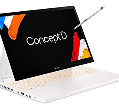 Acer ConceptD 3 Ezel CC314-72G-72SX Creator Laptop Black