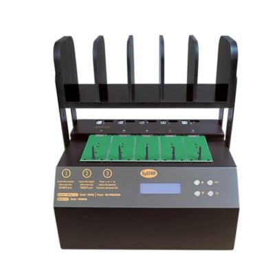 Systor M.2 NVMe/SATA Duplicator - 18GB/Min - Standalone Copier & Eraser/Sanitizer