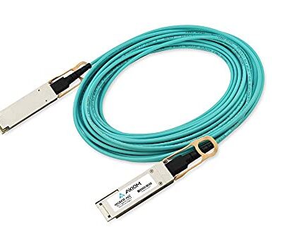 Axiom QSFP+ Optical Cable 328.08 ft Red