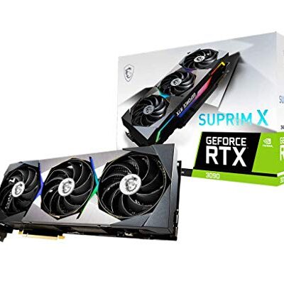 MSI Gaming GeForce RTX 3090 Suprim X 24GB GDRR6X Graphics Card