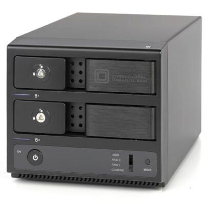 Oyen Digital 44TB Mobius 2C RAID 2-Bay USB-C Hard Drive Array
