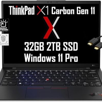 Lenovo ThinkPad X1 Carbon Gen 11 Business Laptop Black