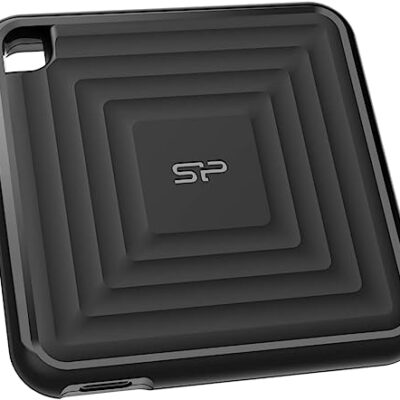 SP Silicon Power Portable External Solid State Drive SSD USB 3.2 Gen 2 Black