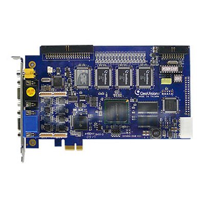 GeoVision GV-1240A/8 Video Capture Card 8 Camera Input Display/Record Frame Rate: 240/240 & DSP Card - 8 Audio v8.3 Software