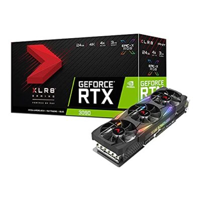 PNY GeForce RTX™ 3090 24GB XLR8 Gaming UPRISING EPIC-X RGB™ Graphics Card