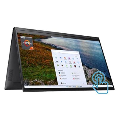 HP Envy X360 2-in-1 Laptop 15.6" IPS Touchscreen Ryzen 7 5825U 32GB RAM 1TB SSD