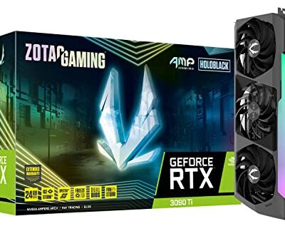 ZOTAC Gaming GeForce RTX™ 3090 Ti AMP Extreme Holo 24GB GDDR6X Graphics Card Cool Grey