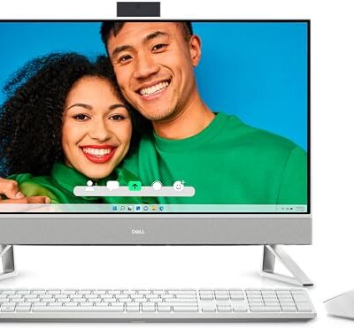 Dell Inspiron All-in-One Desktop 27" Touchscreen Intel Core i7-1355U 10-Core NVIDIA GeForce MX550 64GB DDR4 2TB SSD Windows 11 Pro White