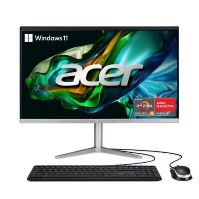 Acer Aspire C24-1300-UR32 AIO Desktop 23.8" Full HD IPS AMD Ryzen 5 7520U Quad-Core 8GB 512GB PCIe SSD Windows 11 Black