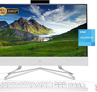 HP All-in-One Desktop 21.5" FHD Intel Celeron J4025 16GB RAM 512GB SSD White