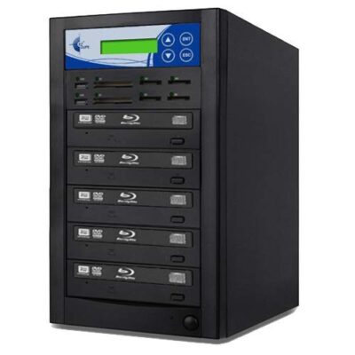 Acumen Disc Blu-Ray Duplicator - EZ Dupe Spartan 1 to 4 Media Mirror Plus - Flash Memory Clone - CF, SD, USB, MMS - Disc Copier