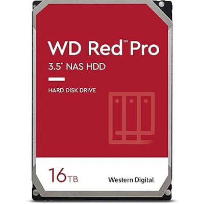 Western Digital 16TB WD Red Pro NAS Internal Hard Drive Red