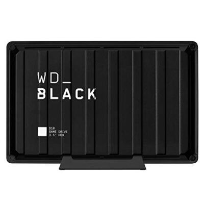 WD_BLACK 8TB D10 Game Drive Portable External Hard Drive HDD - Black