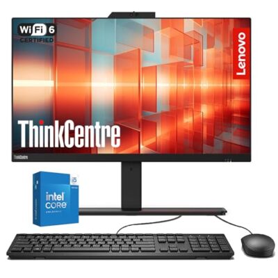Lenovo ThinkCentre M90a Business All in One Desktop 23.8" FHD IPS Display 16GB RAM 1.5 TB Storage Intel Core i5 Processor Wi-Fi 6 Win 11 Pro Non-Touch