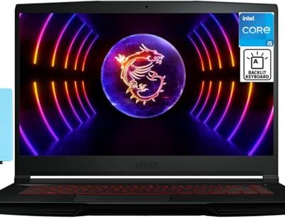 MSI Thin GF63 Gaming Laptop 15.6" 144Hz FHD IPS 8-Core Intel i5-12450H 64GB RAM 4TB PCIe SSD GeForce RTX 2050 4GB Backlit KYB WiFi 6 HD Webcam Win 11 Home