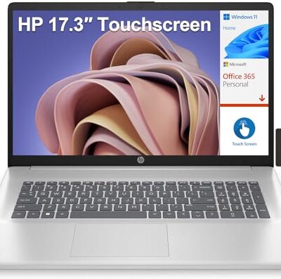 HP 17 17.3" Touchscreen HD+ Laptop Computer Silver