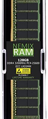 NEMIX RAM Supermicro Compatible 128GB DDR4-3200 LRDIMM Memory Upgrade Module