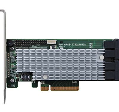 Evoluent HighPoint RocketRAID 3740A 12Gb/s PCIe 3.0 x8 SAS/SATA RAID Host Bus Adapter Clear