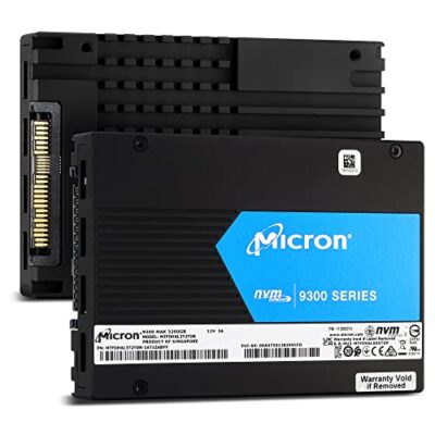 Micron 9300 Max 3.2TB NVMe U.2 Enterprise Solid State Drive Black
