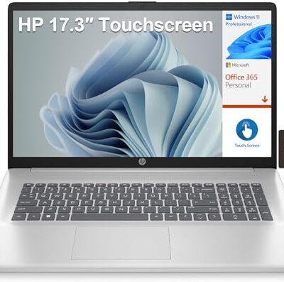 HP 17 17.3" Touchscreen HD+ Business Laptop Silver