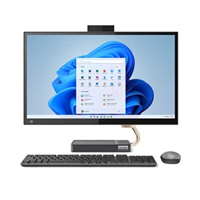 Lenovo IdeaCentre AIO 5i All-in-One Computer 27" QHD Touch Intel Core i7-10700T 16GB RAM 1TB HDD 512GB SSD Windows 11 Storm Gray