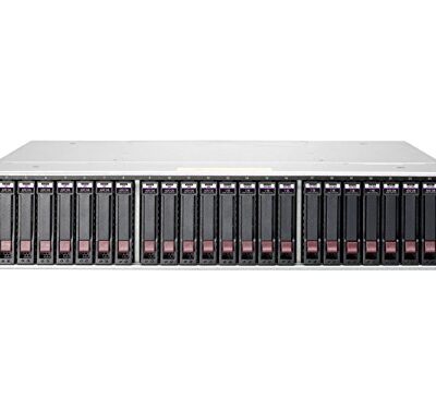 HPE Modular Smart Array 2040 SAN Dual Controller SFF Storage Hard Drive Black